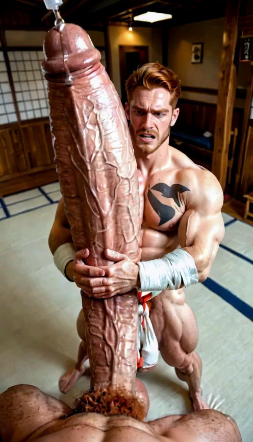 (first slowly licking cock while heavy breathing while clear precum drips out…