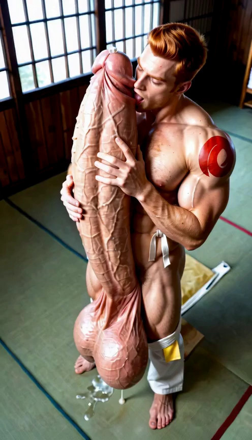 (first slowly licking cock while heavy breathing while clear precum drips out…