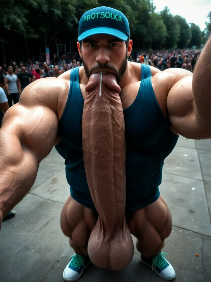 (first slowly licking cock while heavy breathing while clear precum drips out…