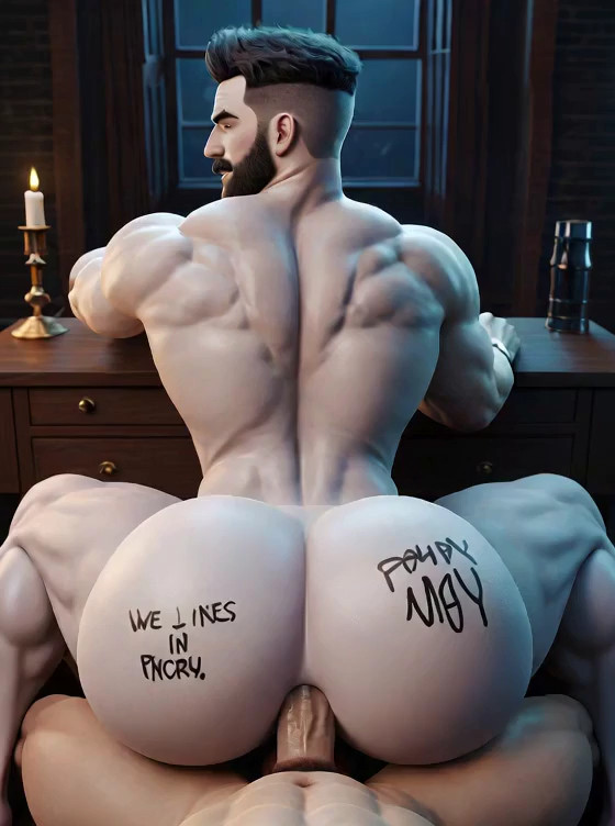 (bottom is executing the man whose dick he is milking with his anus by making…